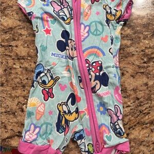 Little Sleepies Character Bodysuit - Pink and Blue